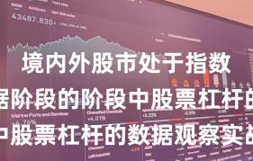 境内外股市处于指数反复拉锯阶段的阶段中股票杠杆的数据观察实战